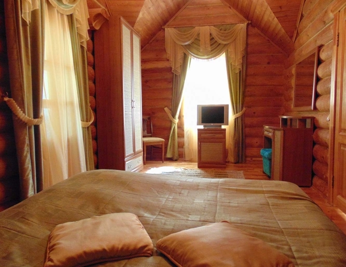 Апартаменты 3-мест. коттедж деревянный сруб (№10-12) - Санаторий «Красиво» Никольский